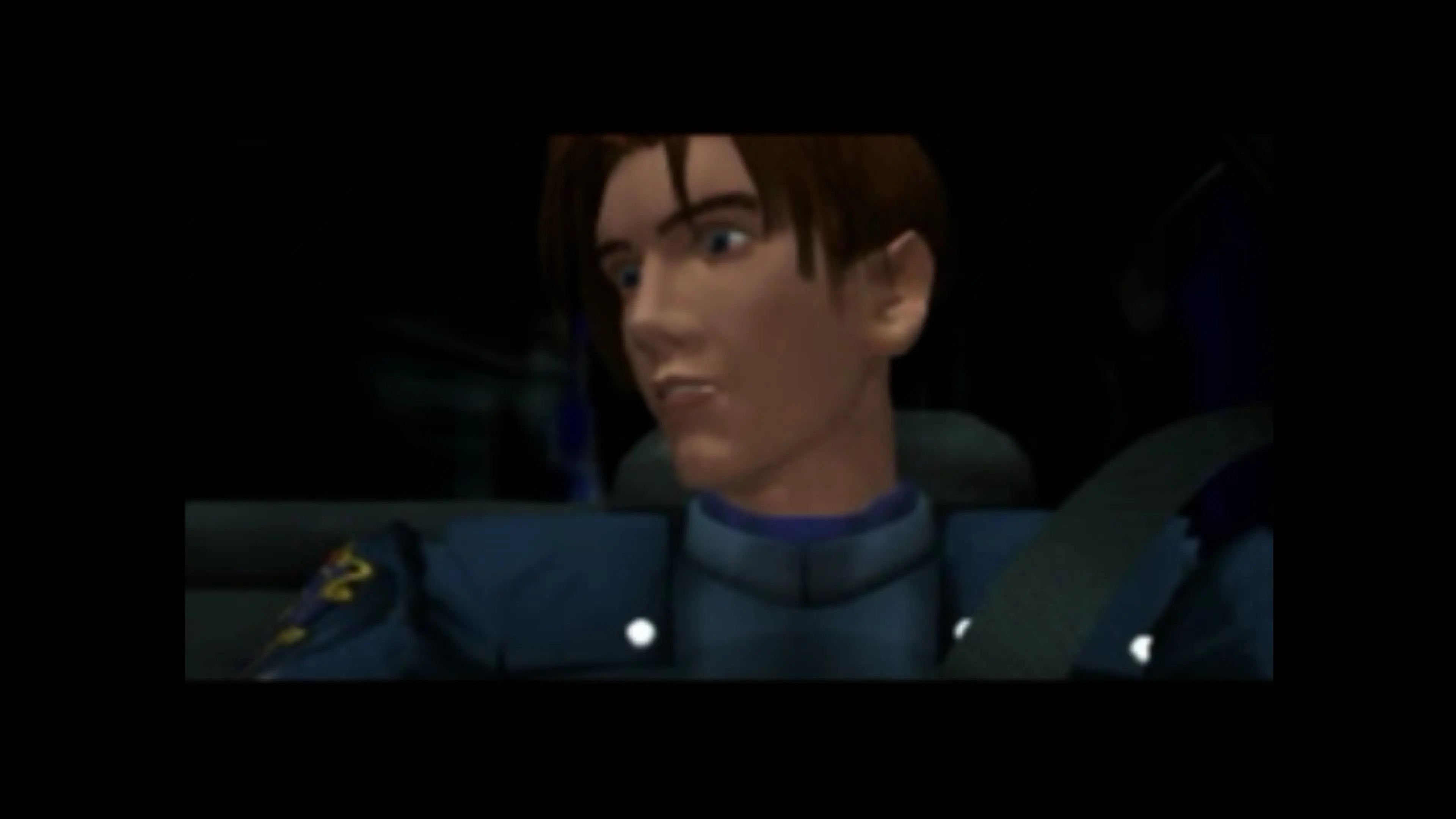 У Лёни во всех кат-сценах такое выражение лица, будто он в  зомби апокалипсис попал