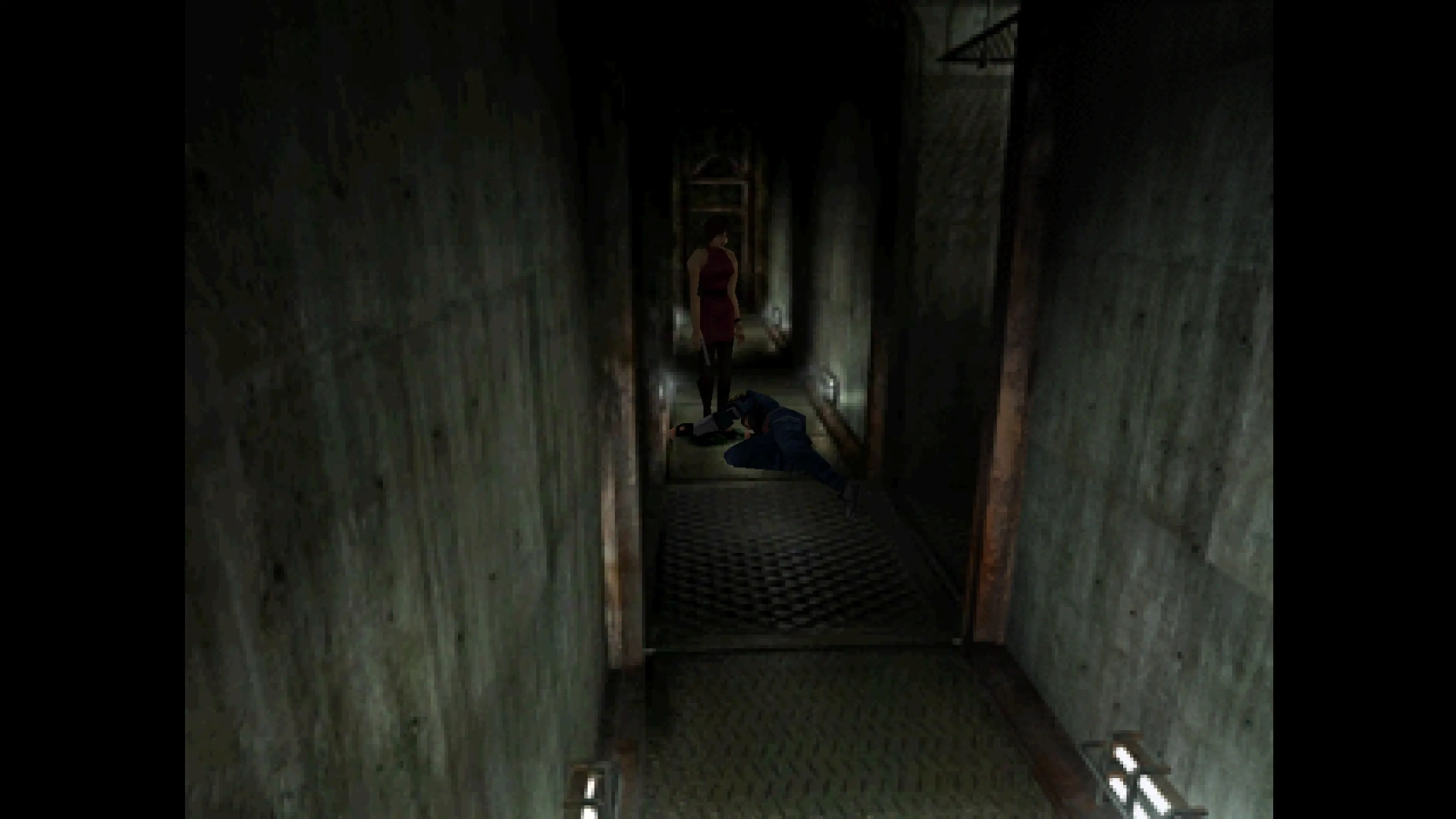 В ремейке Аду сделали более сочувствующей, так что она перевязала плечо Леону сразу после ранения и даже укрыла своим пальто