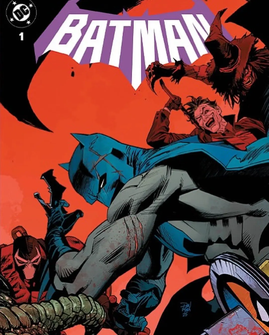 Обложка нового комикса про Бэтмена