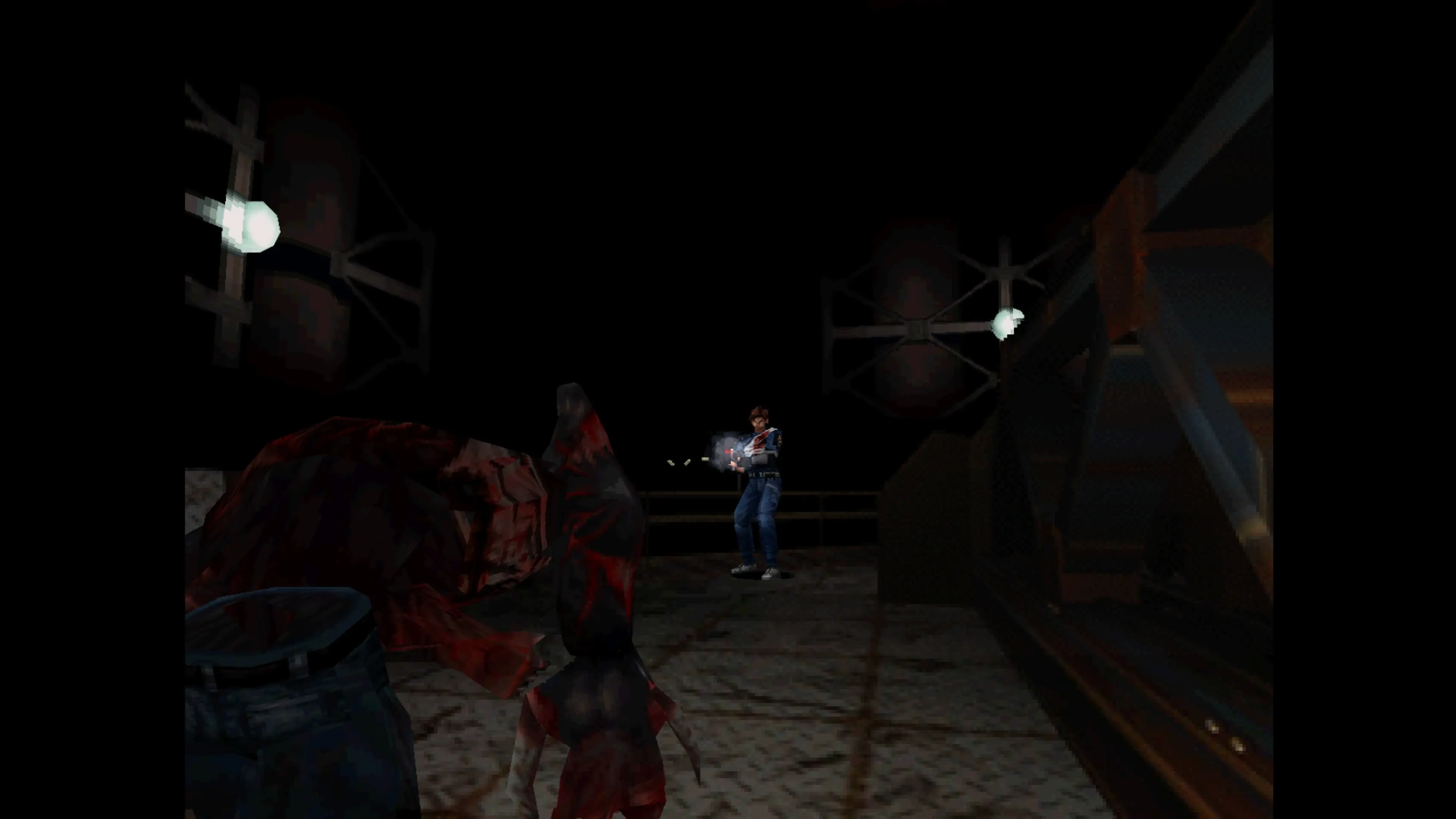 У меня тут ещё и автомат был, так что он даже чихнуть в мою сторону не успел