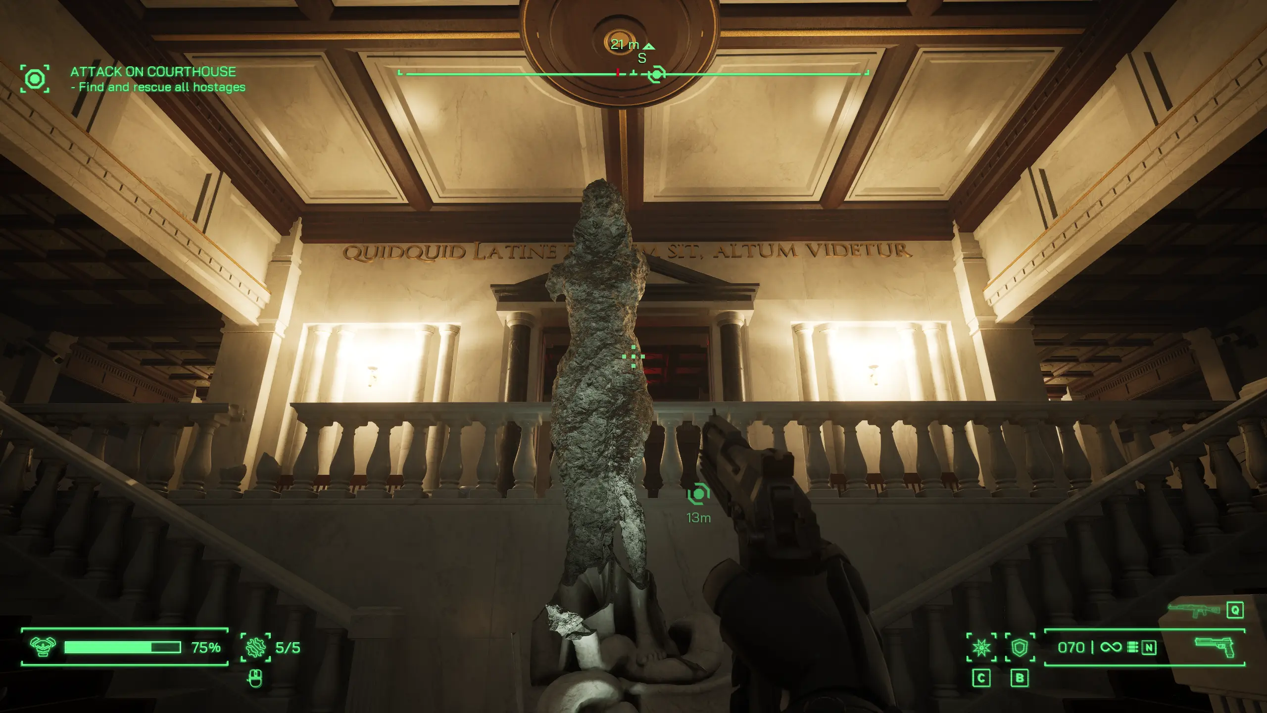 Разрушаемость в игре весьма достойная что можно содрать стены.