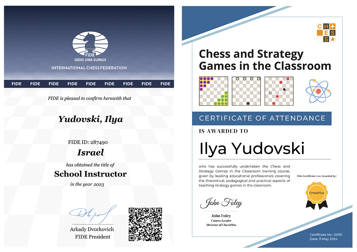 Не только спорт - FIDE Chess in Education Commission - EntHub