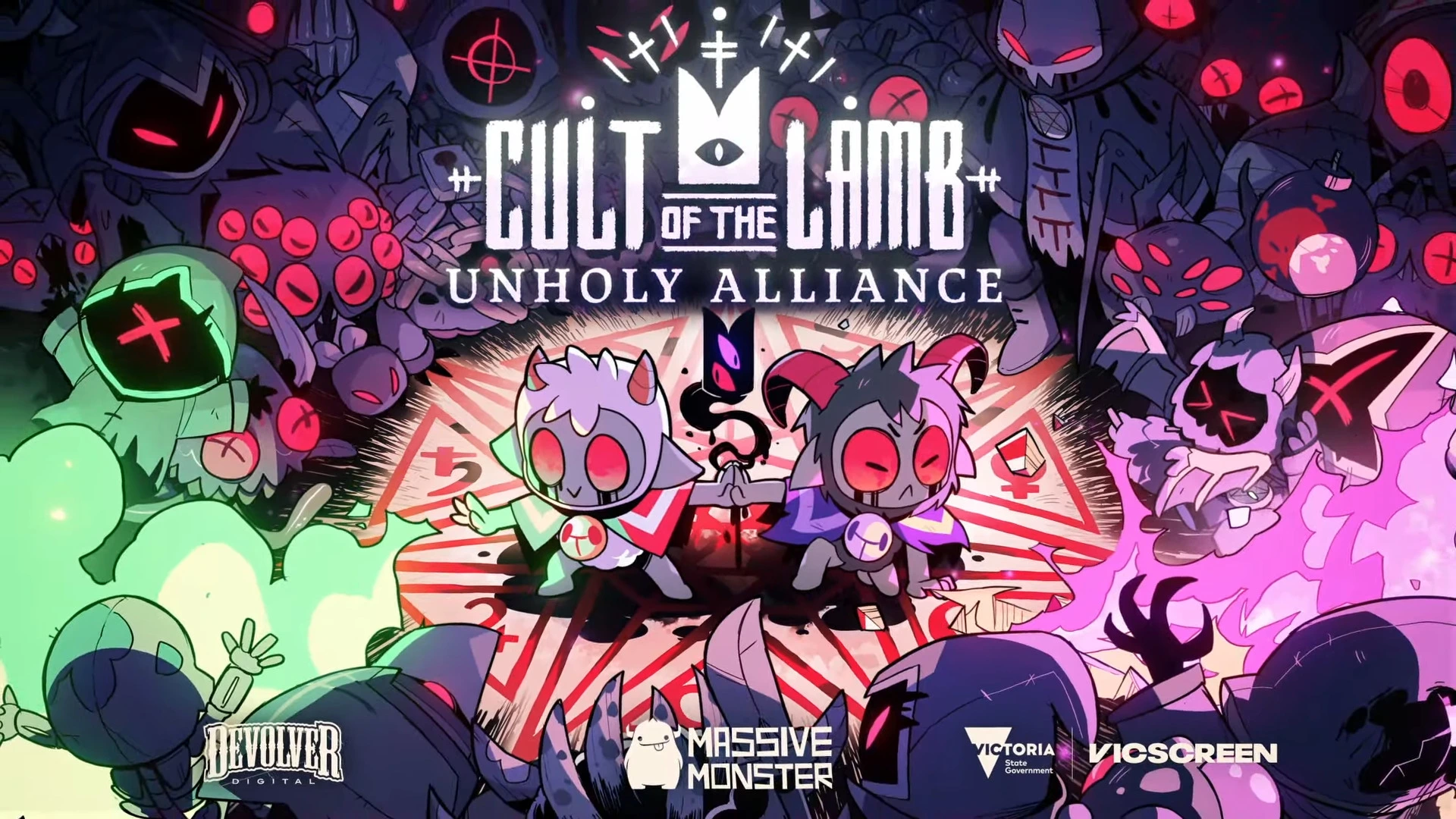 Cult of the Lamb Unholy Alliance добавляет COOP-режим 12 августа - EntHub