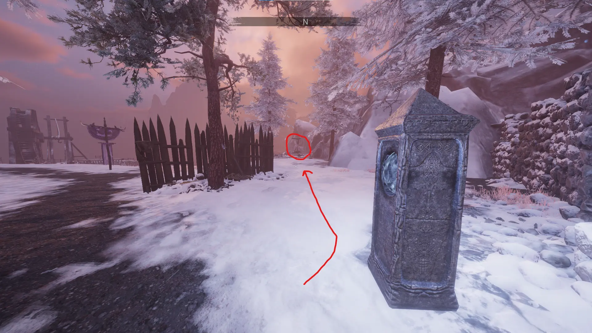 бежим вот до этих больших весов