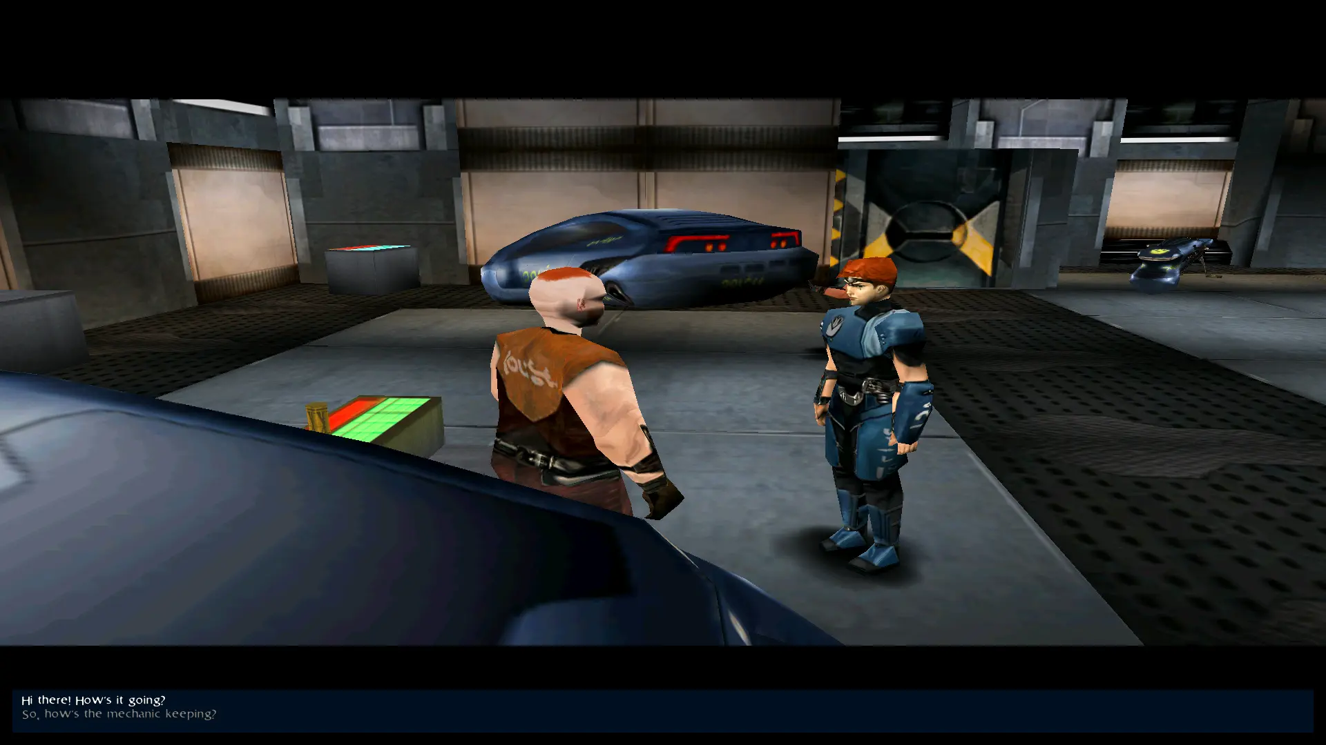 дядя механик недружелюбный, но баночка прохладительного мигом его успокоит