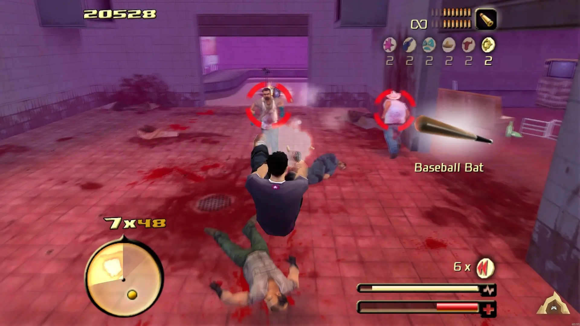 Пример автоаима на обе цели