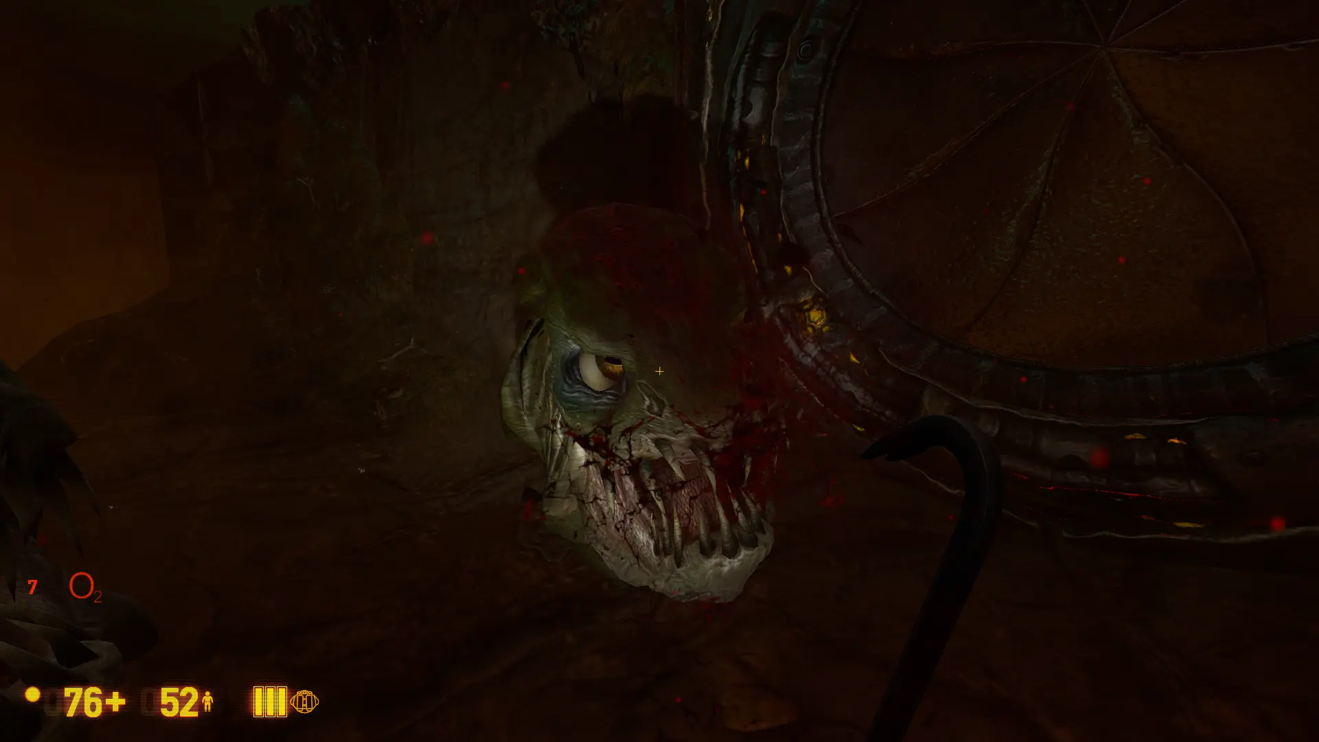 Вот тут умудрился сломать мозги рыбинам из за того , что стал плыть кругам XD ( все 3 ихтиозавра были впоследствии благополучно забиты монтировкой) 