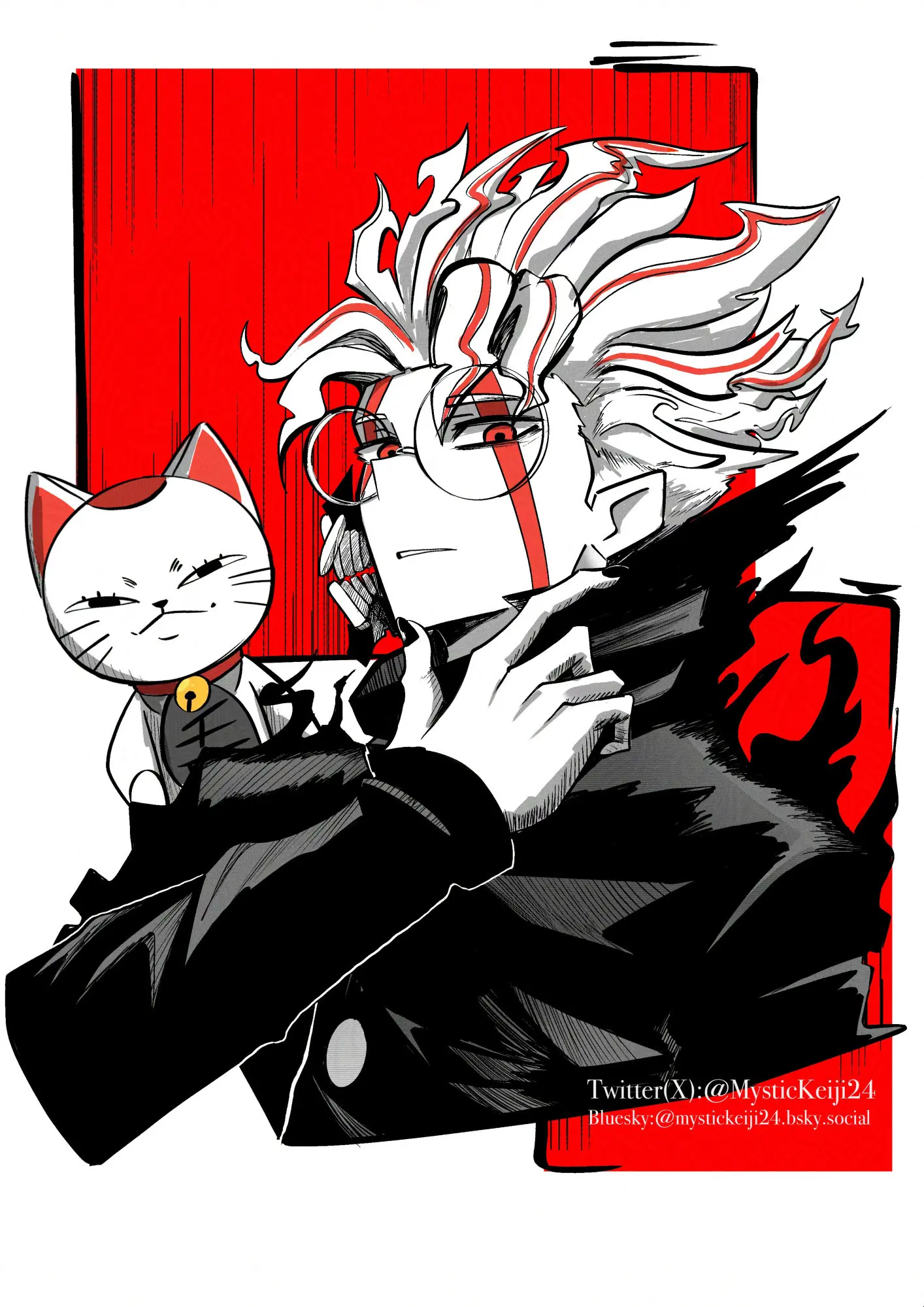 Source: @mystickeiji24.bsky.social Okarun &amp; Turbo Granny - Dandadan