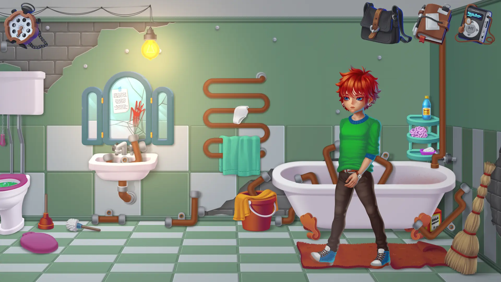 Скриншоты игры, всю графику отрисовывала сама, никаких нейросетей и прочего непотребства)