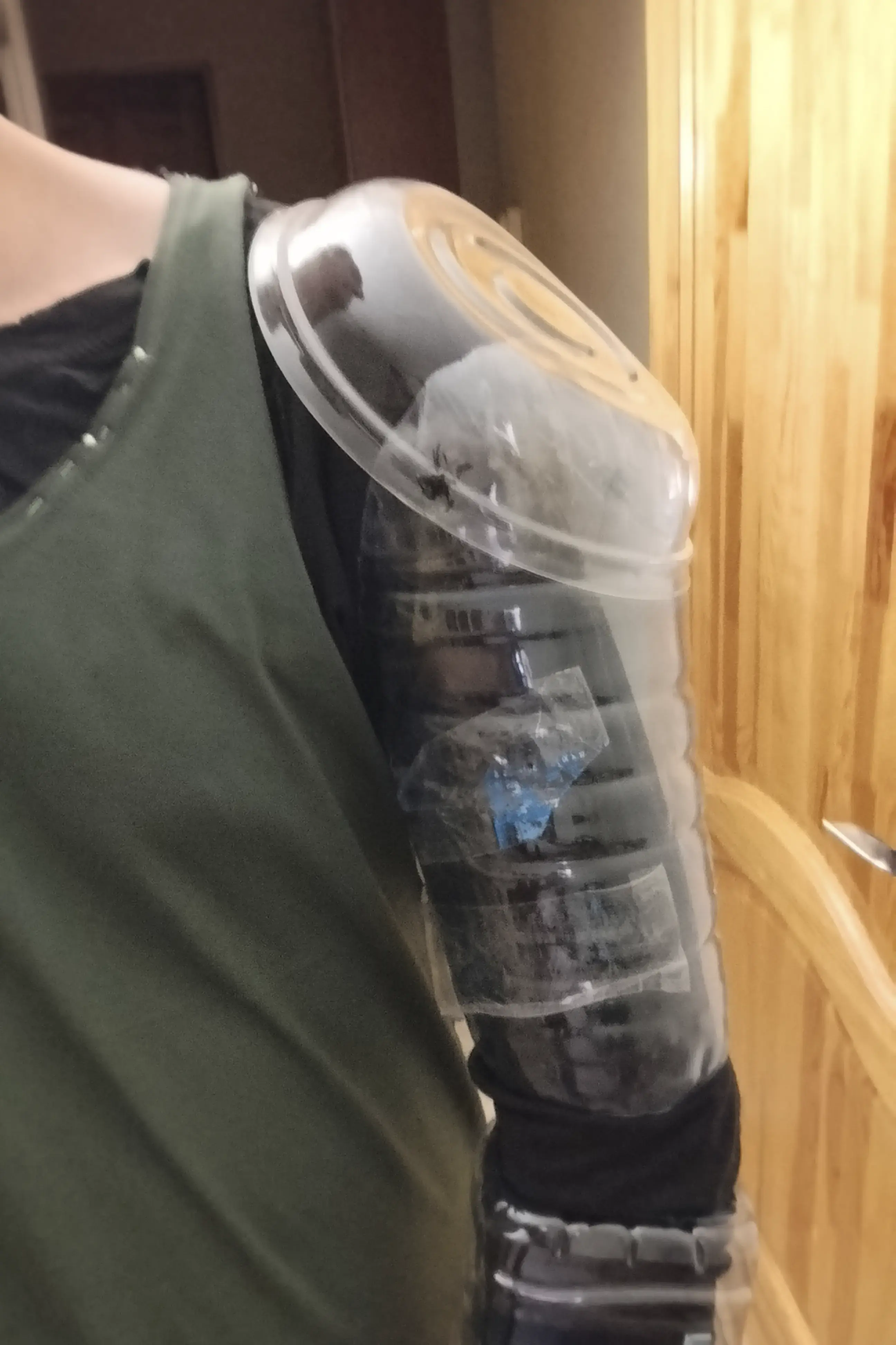 Примерка элементов руки