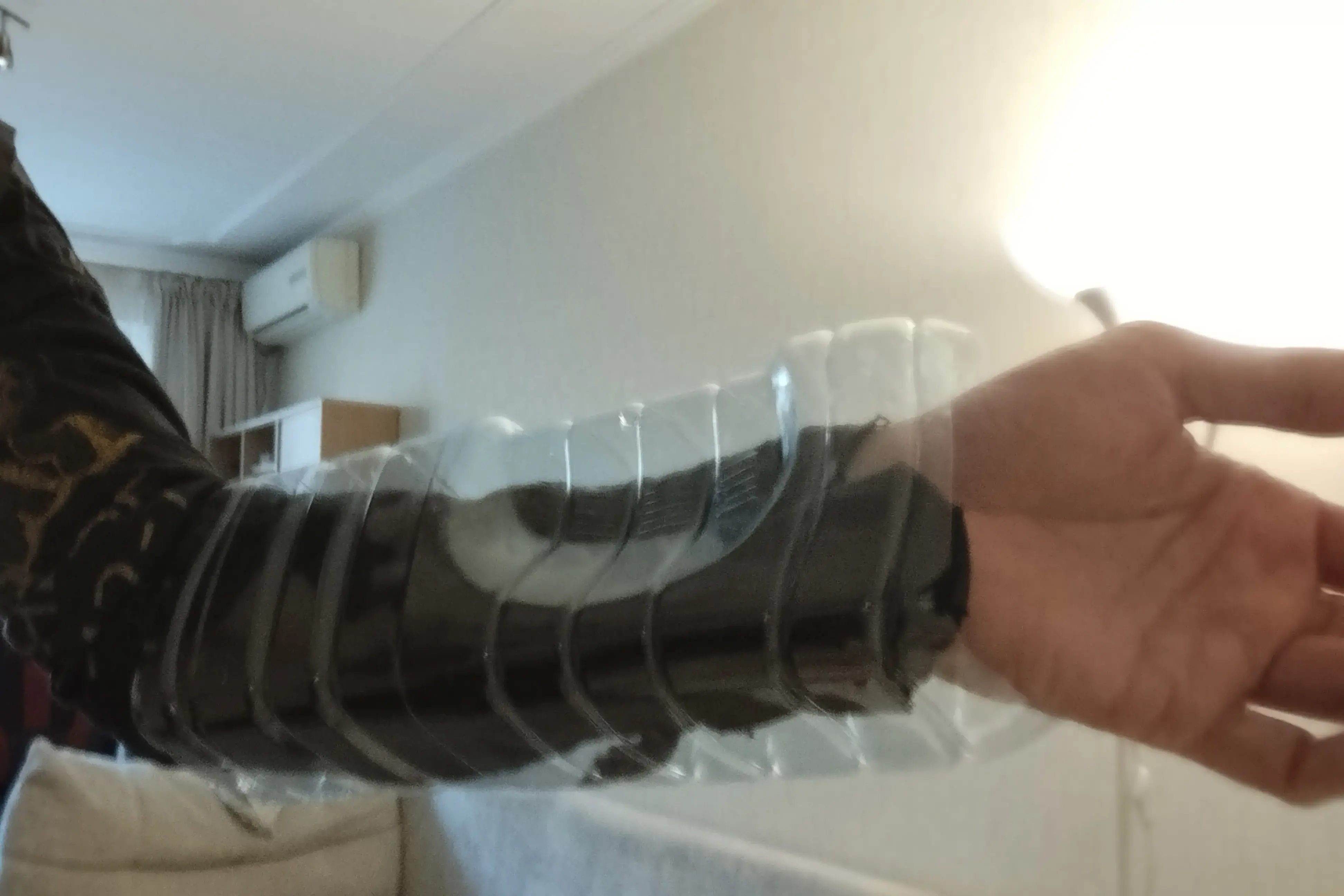 Примерка элементов руки