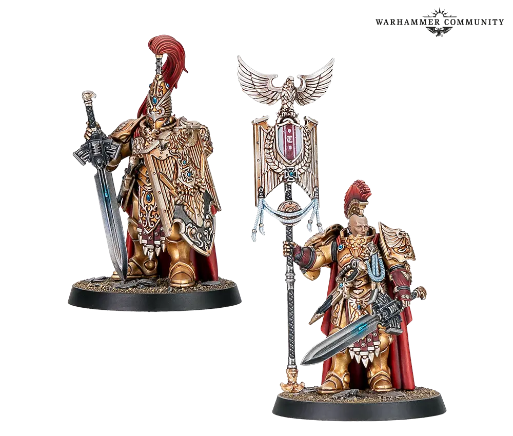 Custodian Guard (с копьями) Custodian Sentinels (со щитами)