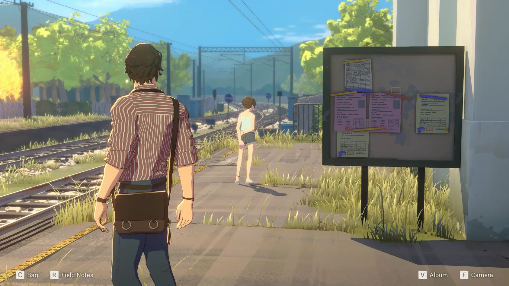 Заброшенная станция и девочка, которую не видно через камеру