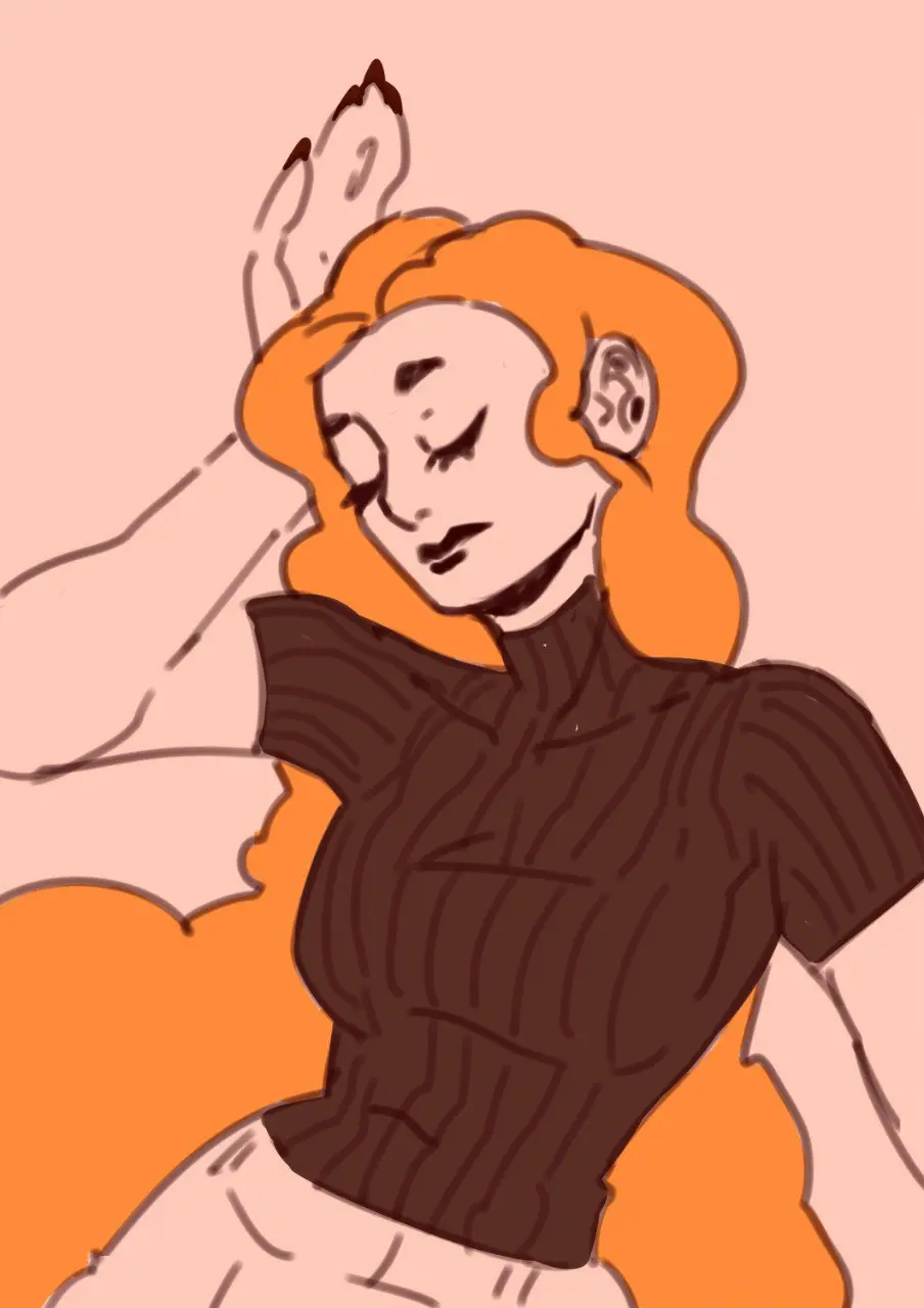   вот ей, например, повезло - она одета, залита цветом и даже одна на листе!  