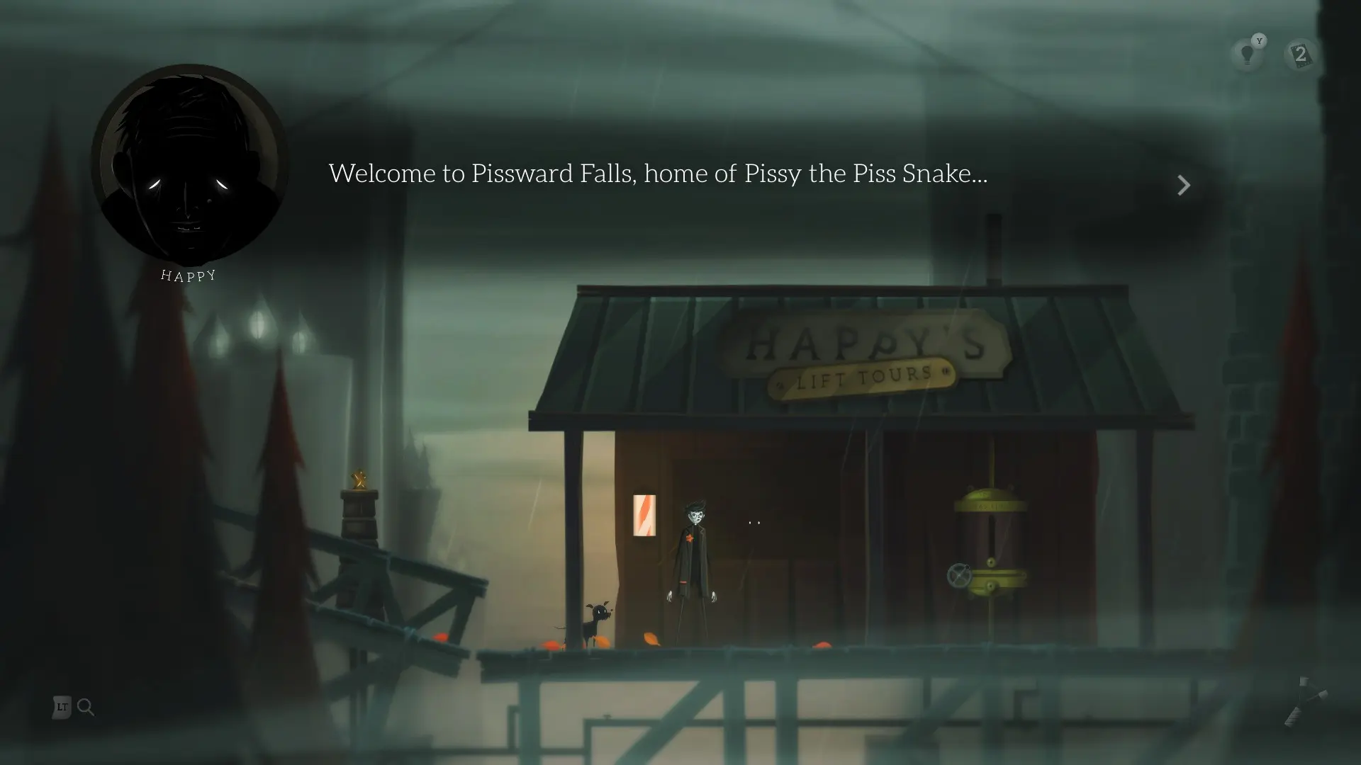 в игре про священника на удивление много шуток про мочу и говно. но мы такое всегда любим