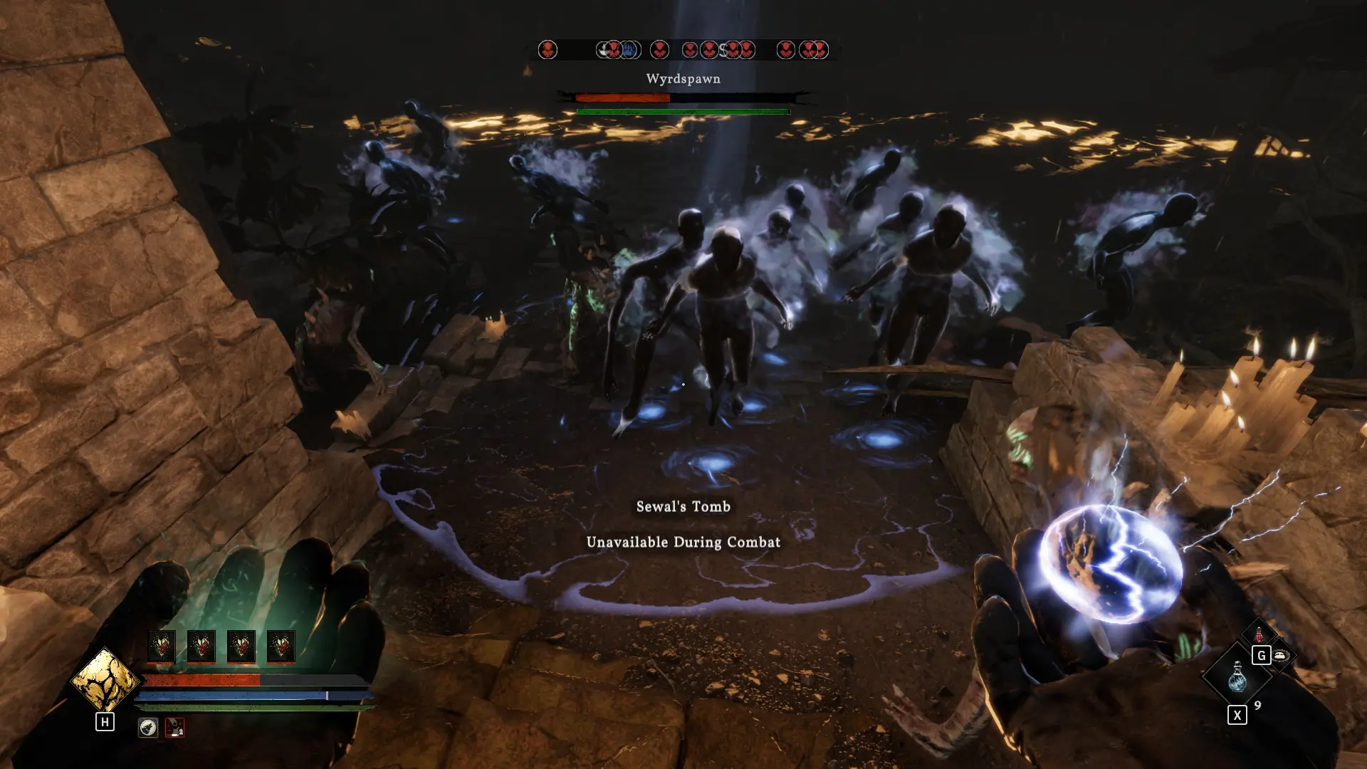 Здесь я забайтил чуть больше врагов, чем стоило.