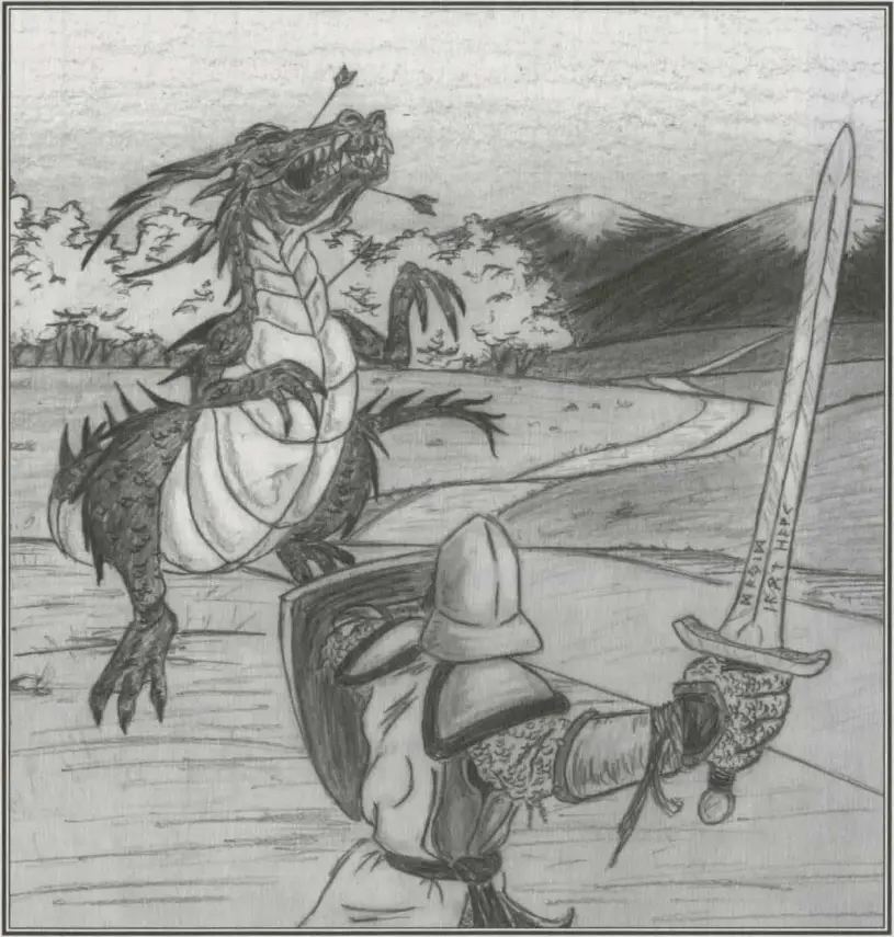 Иллюстрация из книги подсказок для NES-версии Might and Magic