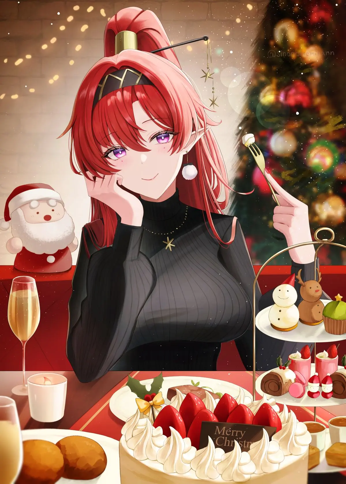 deadlynightflower на Р, мой главный поставщик новогоднего настроения) 