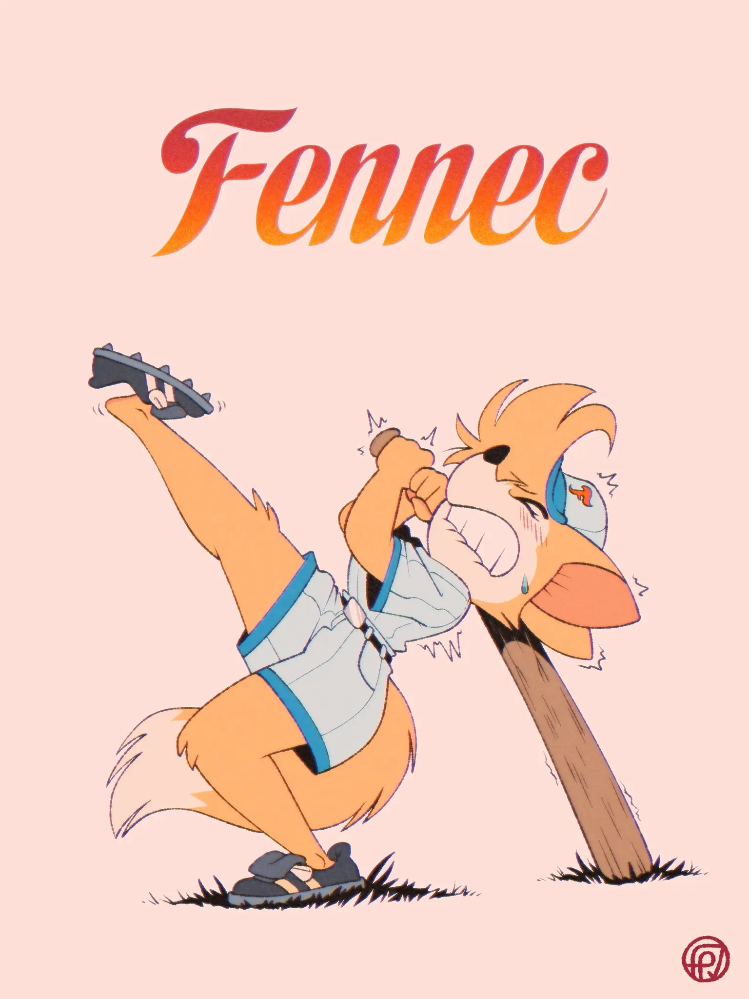 12. Феннек в бейсбольной форме