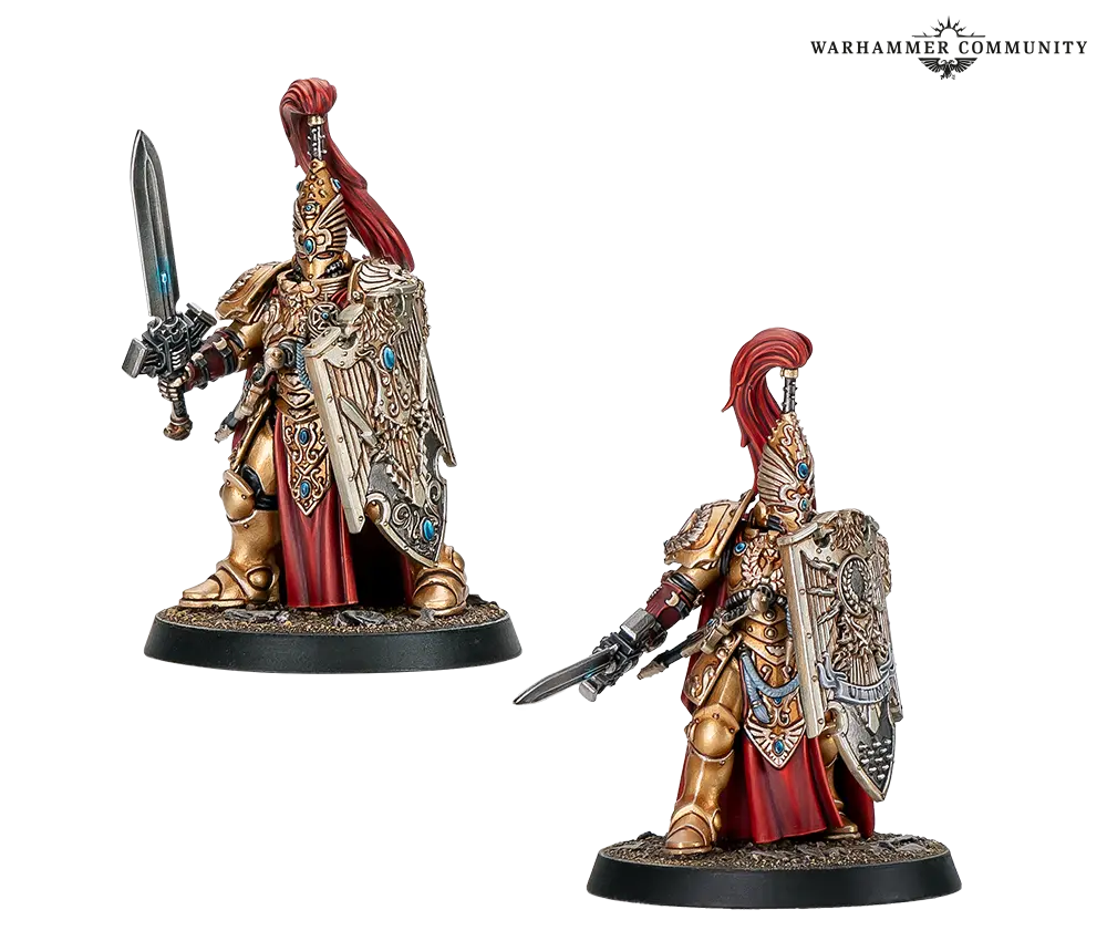 Custodian Guard (с копьями) Custodian Sentinels (со щитами)