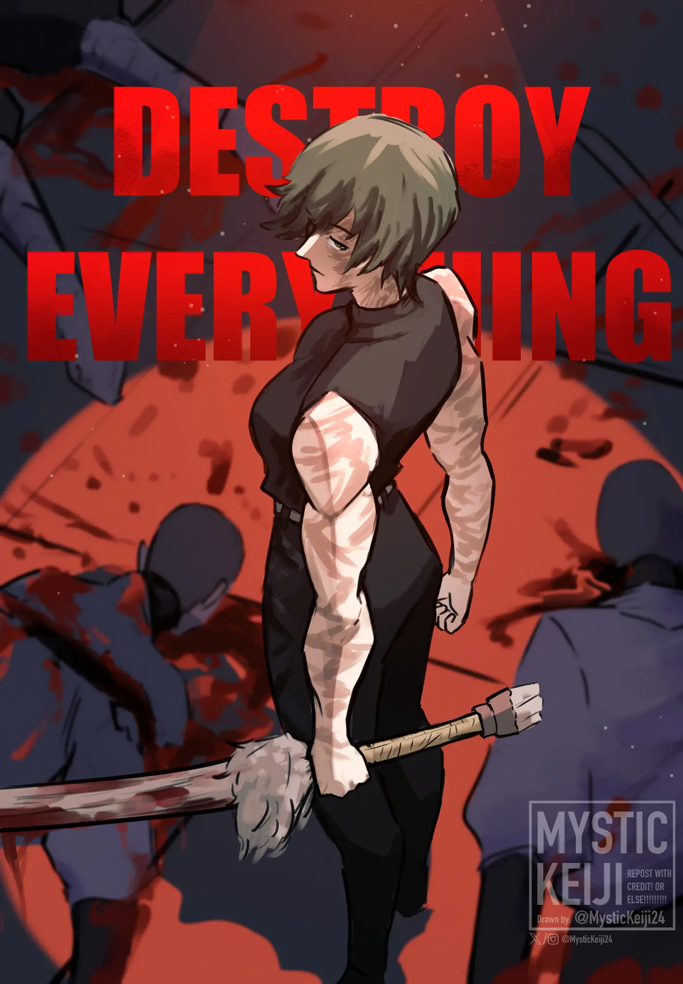 Source: @mystickeiji24.bsky.social Maki Zen'in - Jujutsu Kaisen