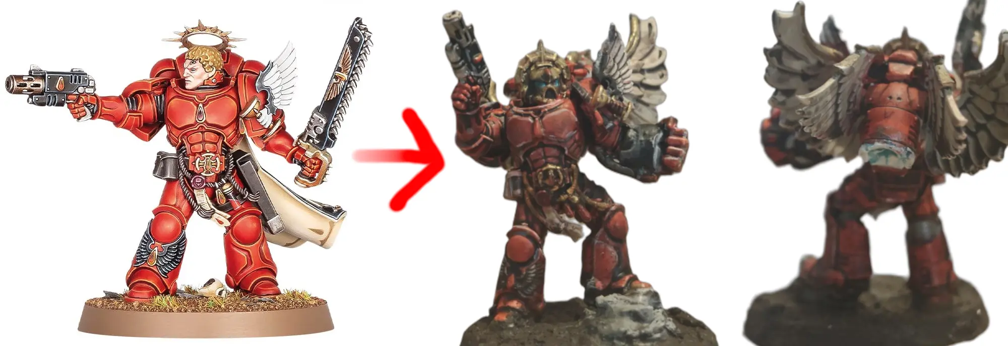 Часто в официальных миньках и сообществе сопла джетпаков красят в металлик, мне же нравится пытаться рисовать "плазменны" выхлоп