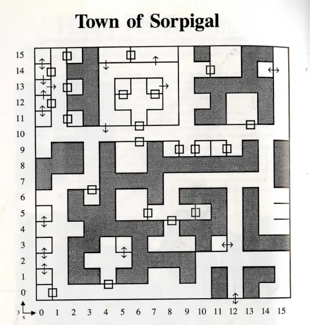 Пример готовой карты из официальной книги подсказок по игре