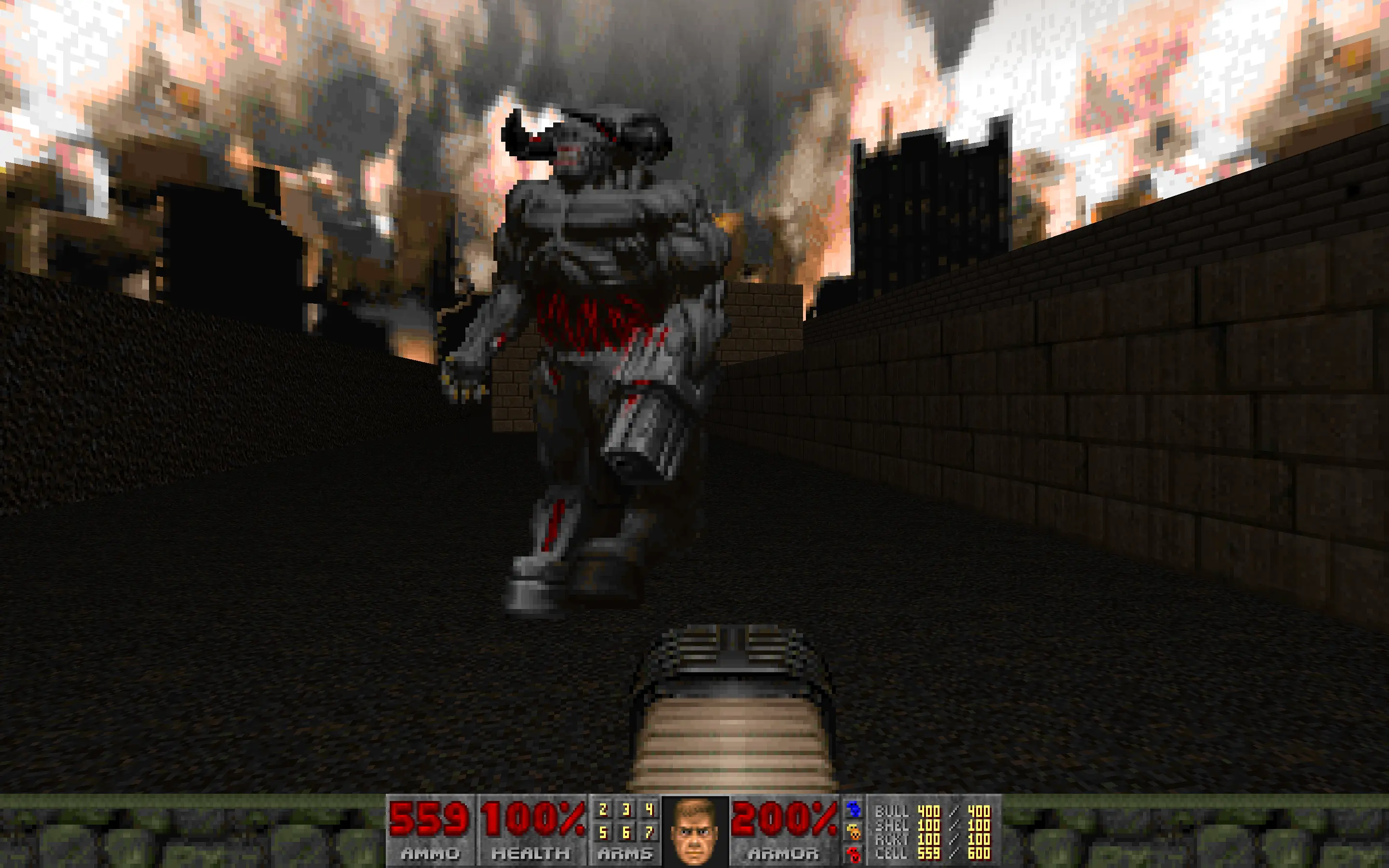 Мне не потребовалось рисовать новые спрайты - (G)ZDoom поддерживал переназначение цветов в палитре