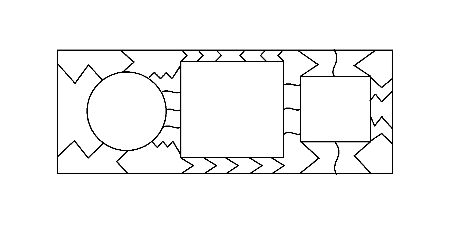 Схемка самого контейнера и специального сминаемого каркаса для её упаковок