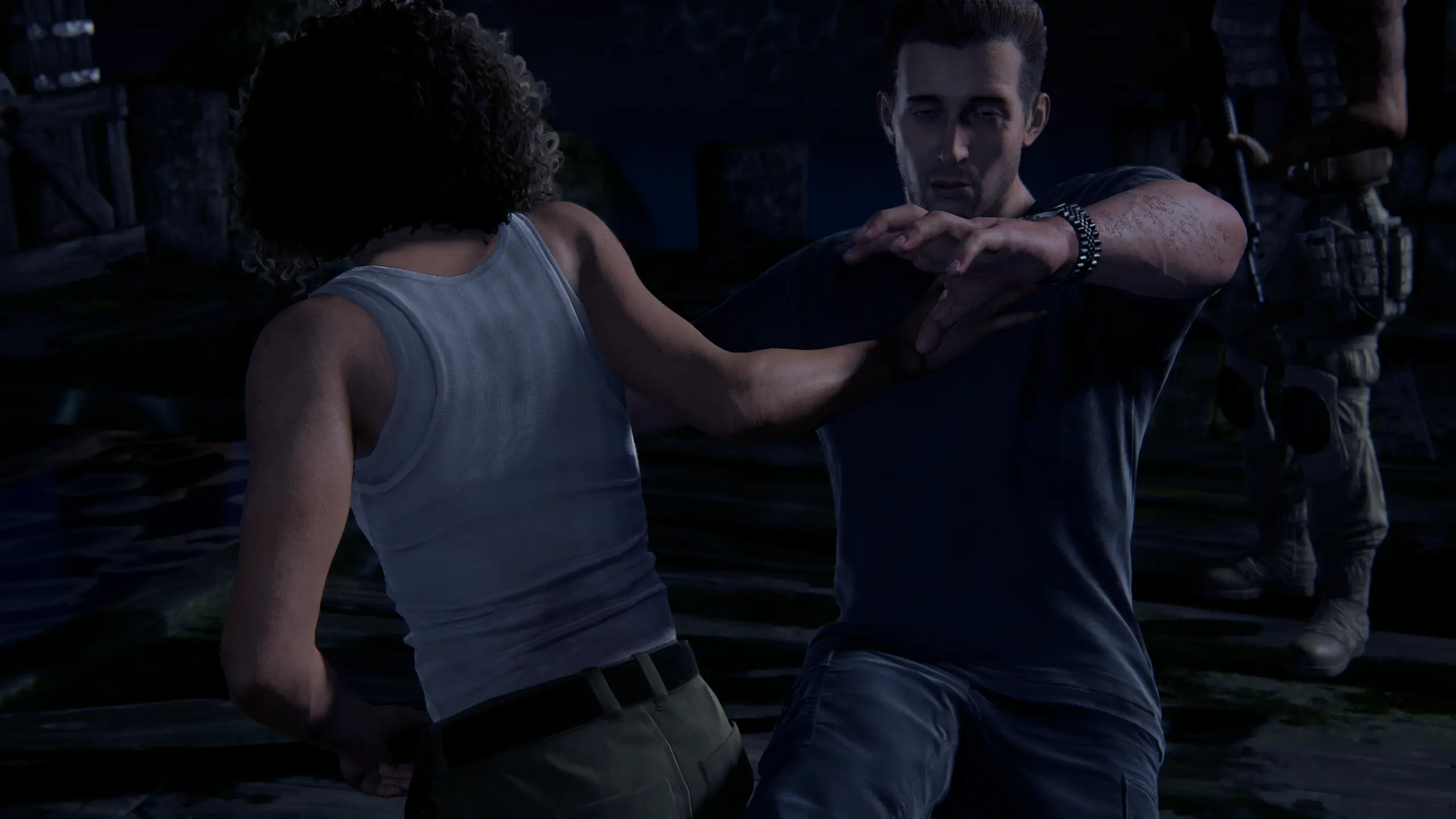 Но она тоже дала ему сдачи