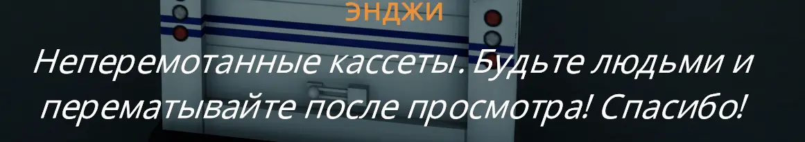 Отрывок из радиопередачи.