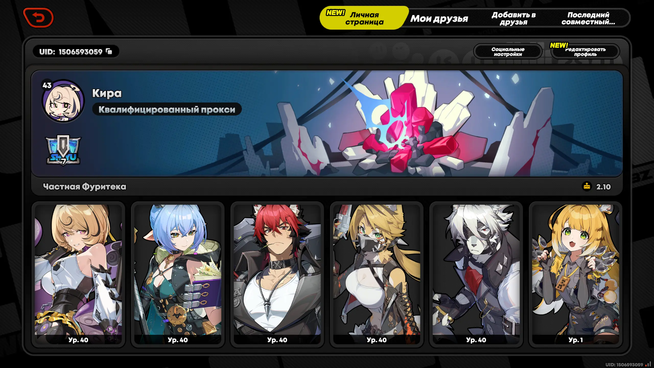 Собрала личную частную фуритеку!