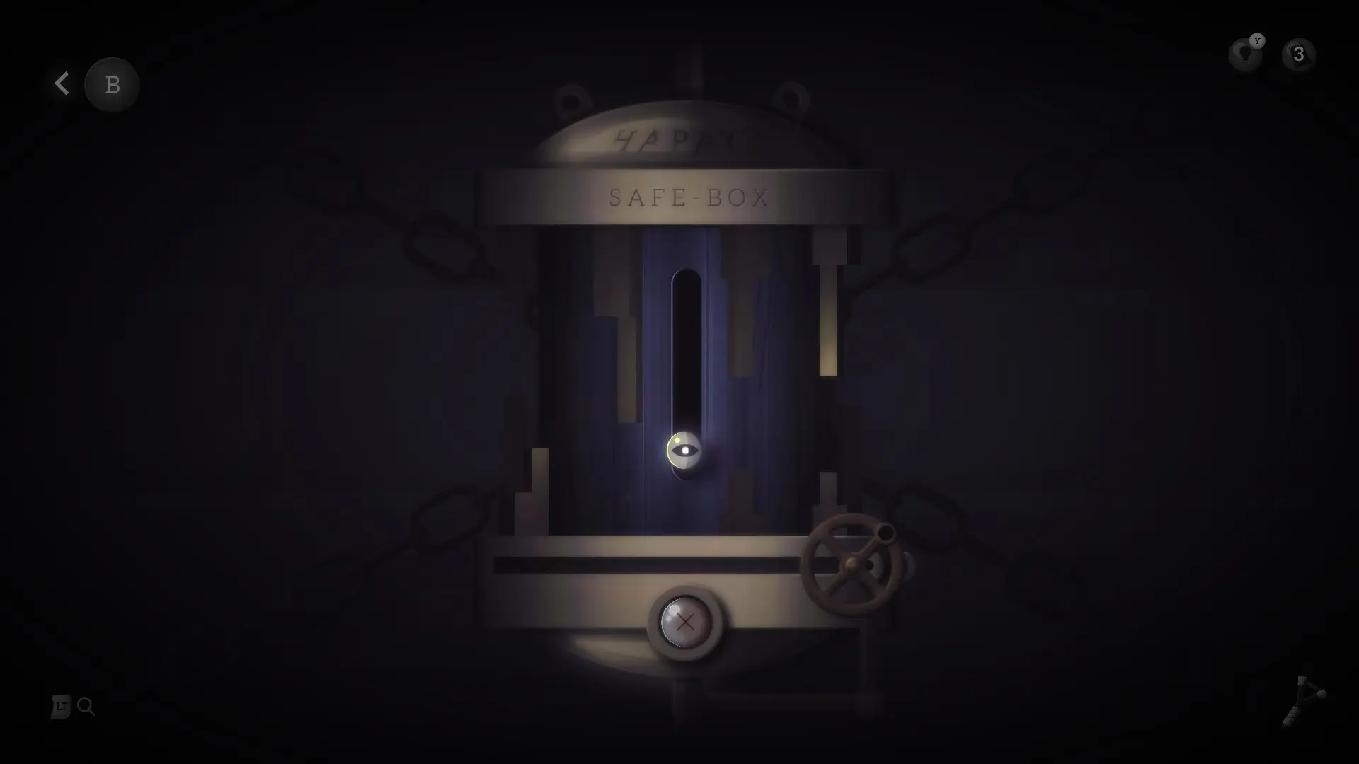 или аналог флаппи бёрд - пока цилиндр крутится, нужно менять положение металлической головки в центре, чтобы она проскальзывала между преград