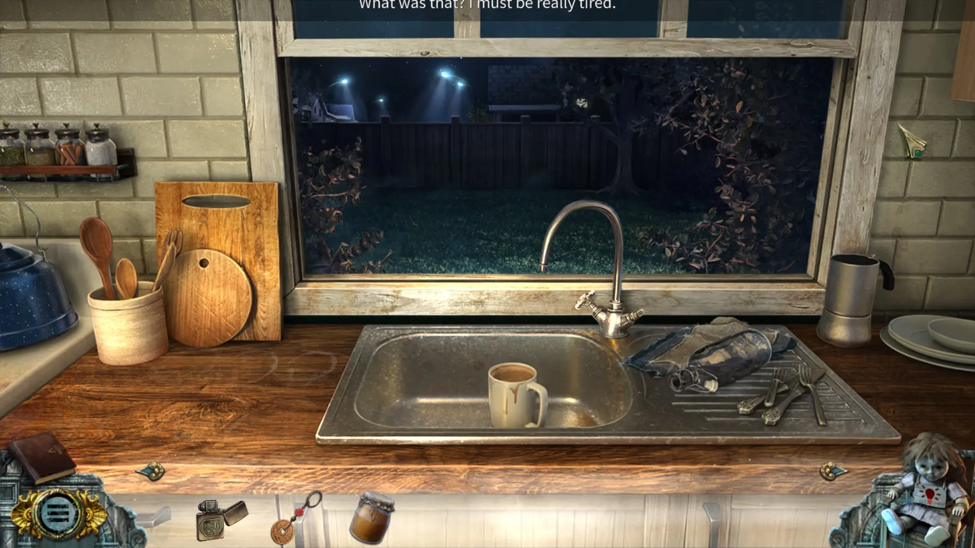 Ну мать, у тебя и свиНарния на кухне (не успел поймать, как пейзаж за окном преобразился).