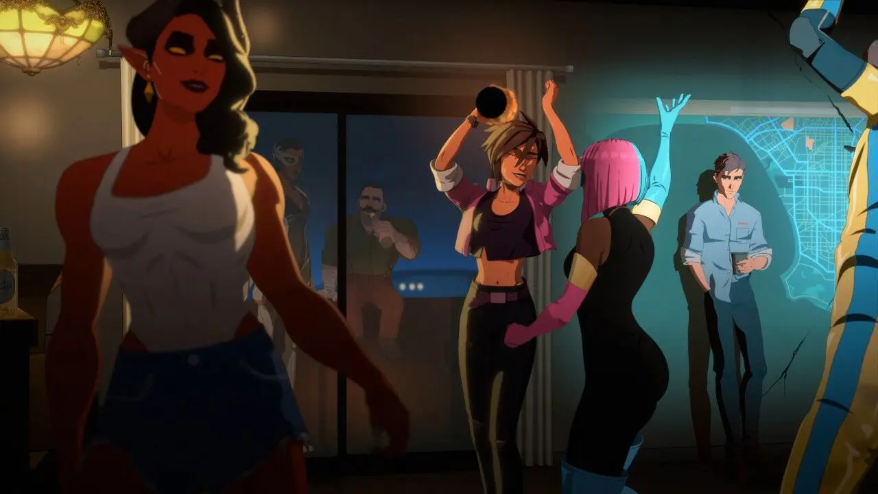 Посмотрите, как меняется свет и атмосфера в квартире Роберта после обретения друзей: всё помещение наполняется тёплым светом и яркими огнями также, как и его душа наполняется теплотой