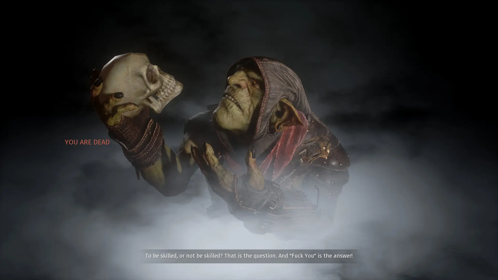 в зависимости от того, какой геймовер вы словили, будет показана разная сценка