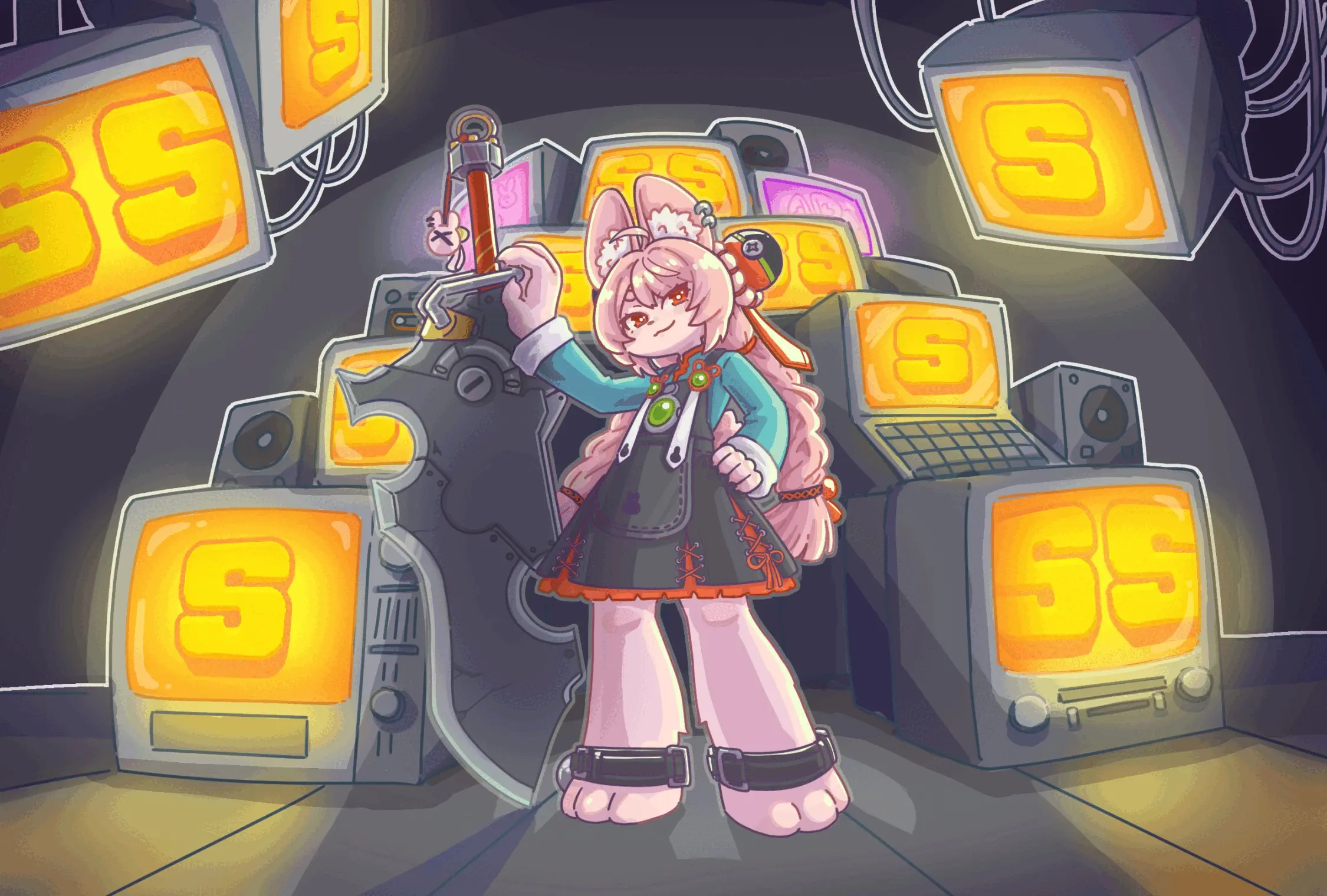 Всем гача-геймерам желаю выпадения нескольких лег в одной десятке! Source: @Acydize Zhao 