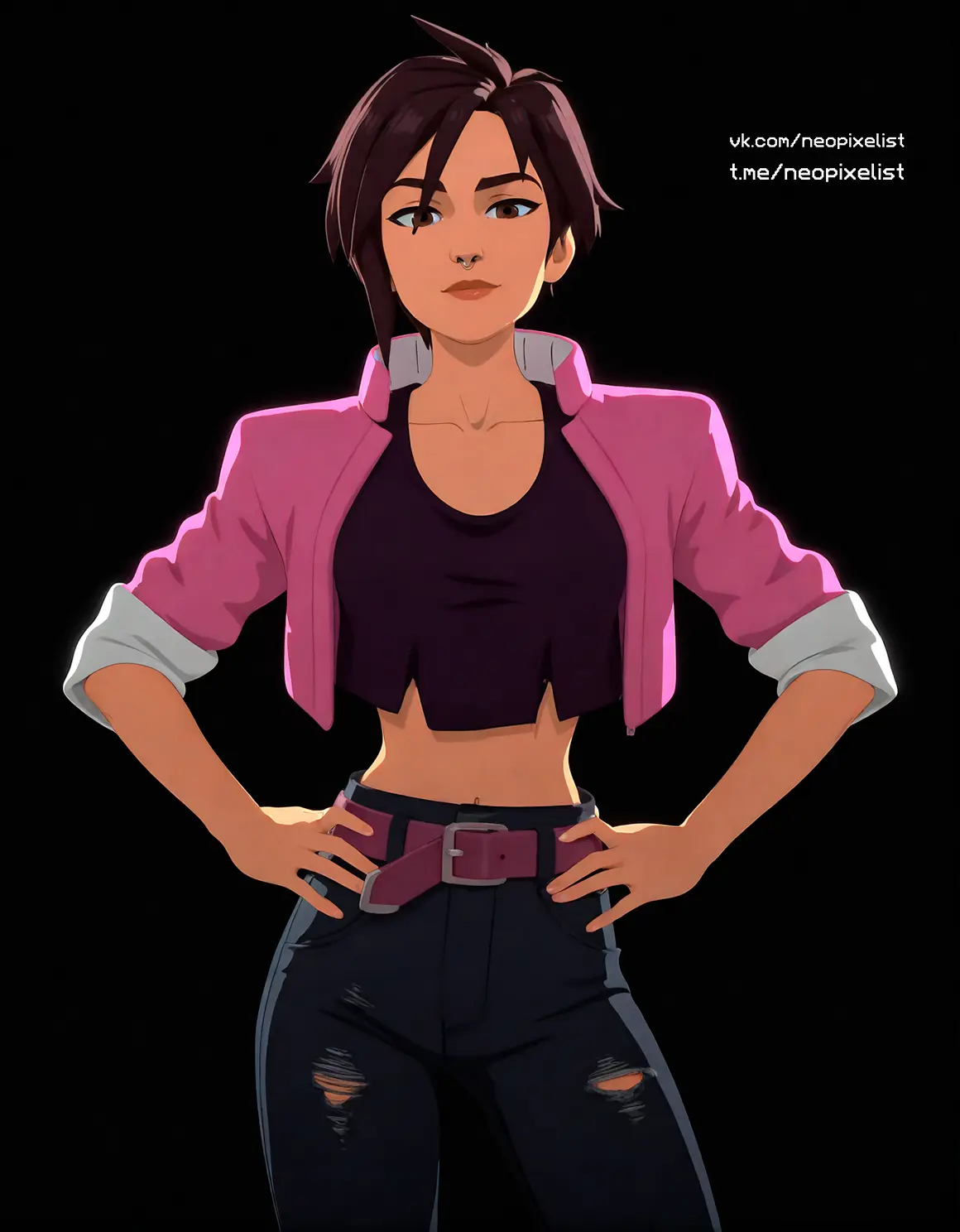 Invisigal - Courtney (Dispatch) art