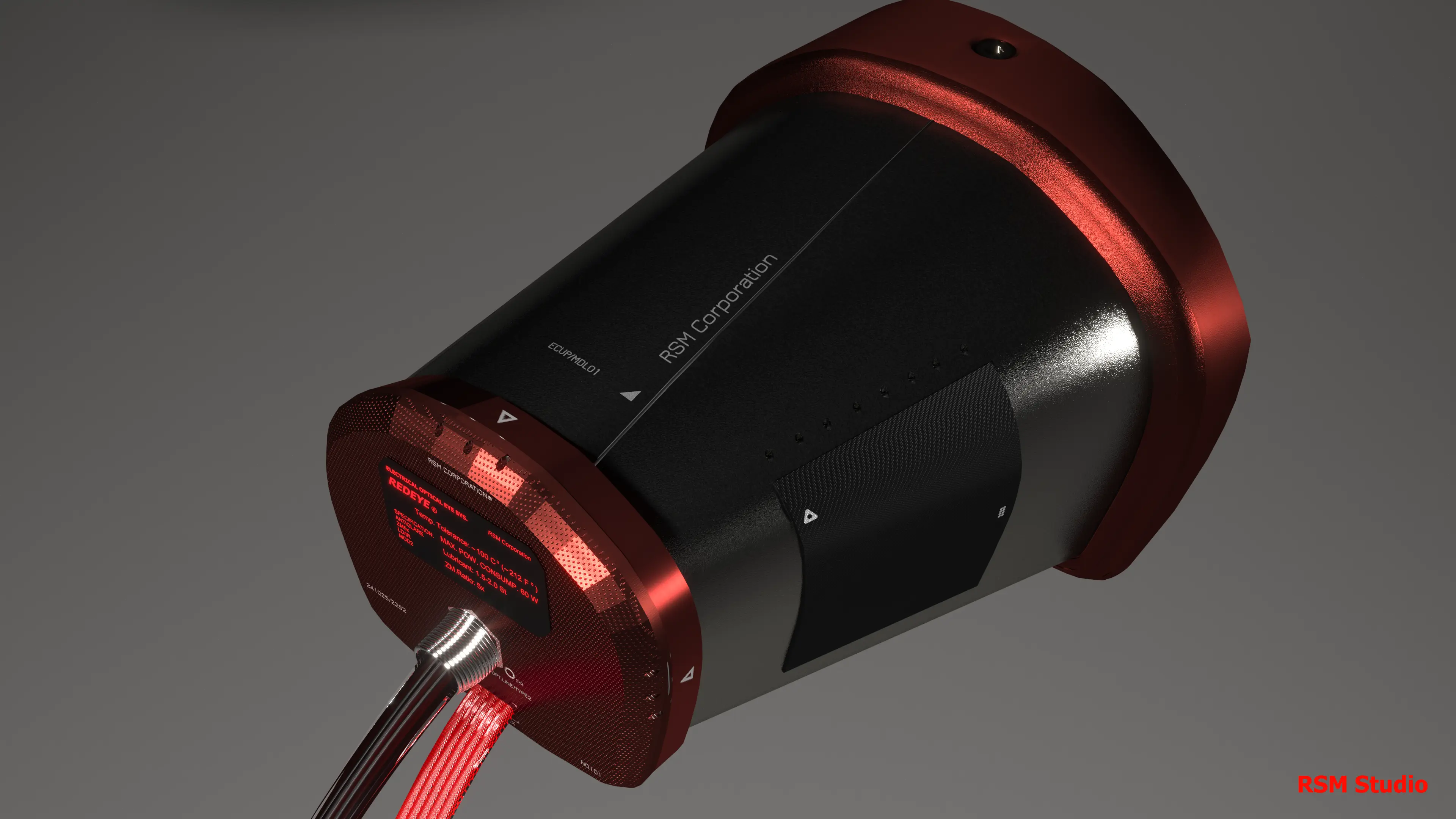 Собранный комплект из глаза , глазного стакана(аналог глазницы) , приводов и тд.