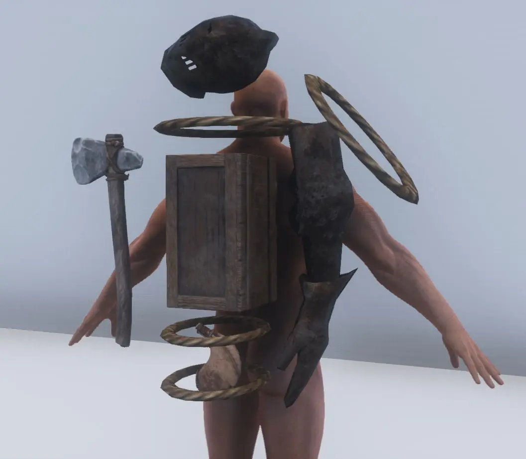 Один из первых концептов. Простой до безумия. Неудобный и грузный, но мне очень нравится.