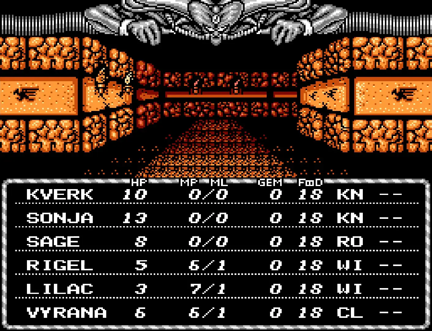 Есть статистика партии на главном экране, как в версии на Mac, но за каким-то чёртом разработчики вынесли её в отдельное окно по нажатию Select. При этом по умолчанию мы наблюдаем на экране довольно бесполезное текстовое окно, где большую часть времени написано «Go ahead fighters!»