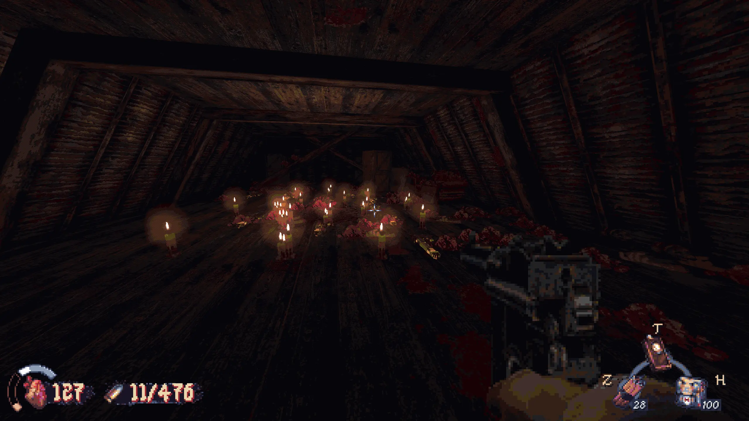 Когда удачно кинул в толпу динамит.