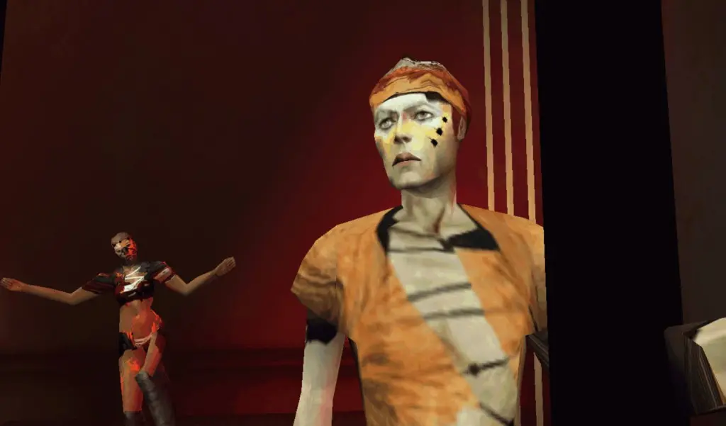 один из персонажей, сыгранных Дэвидом Боуи. солист местной нонконформистской музыкальной группы The Dreamers. концерты их запрещены, поэтому чтобы попасть на них, нужно следовать указаниям в рекламном буклете