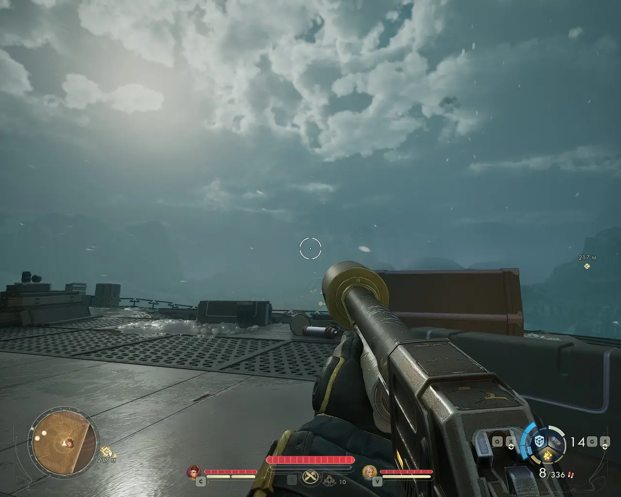 Огненый дробовик с глушителем.При выстреле из инвиза имеет шанс ваншота очень высокий,при этом если тревога не поднята враг осыпеться кучкой гарантировано.