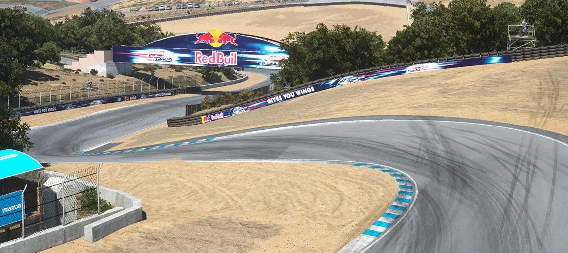 S-образный участок со спуском