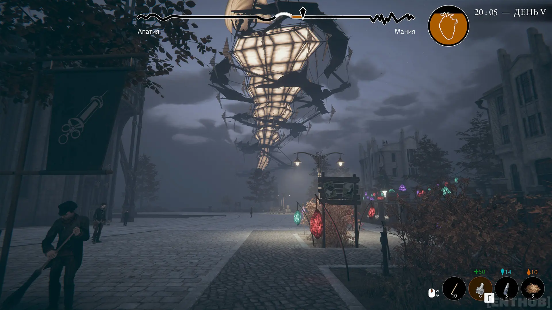 Фонарики — дело рук наших. Вечером выглядят ну очень красиво