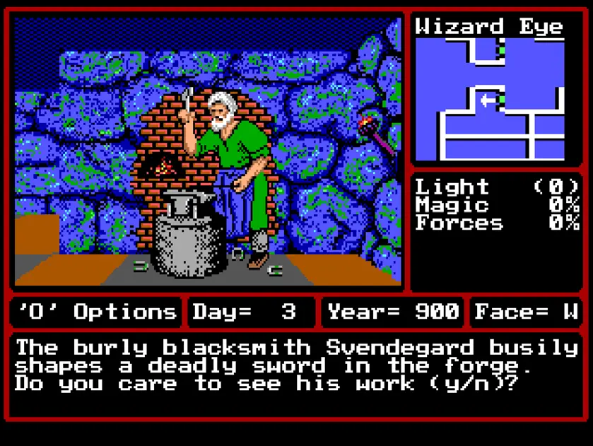 В Might and Magic II была улучшена графика, появились новые навыки персонажей и автокарта, но в целомом играется похоже.