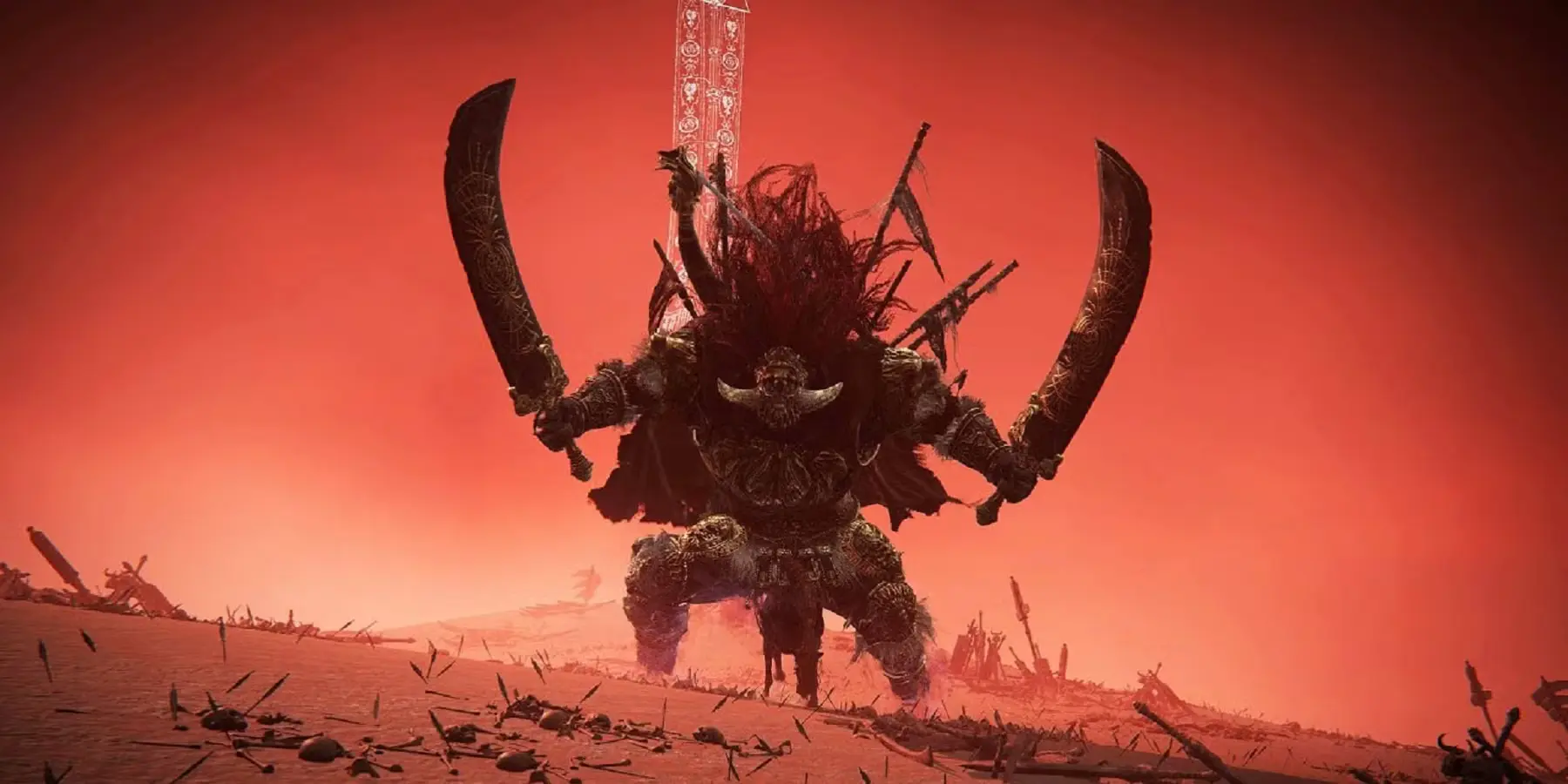 General Radahn, только там без лошади, но именно этот. 