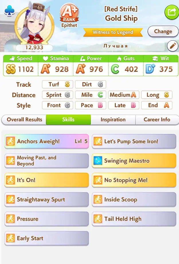 лучшая Голши из множества попыток - план Б