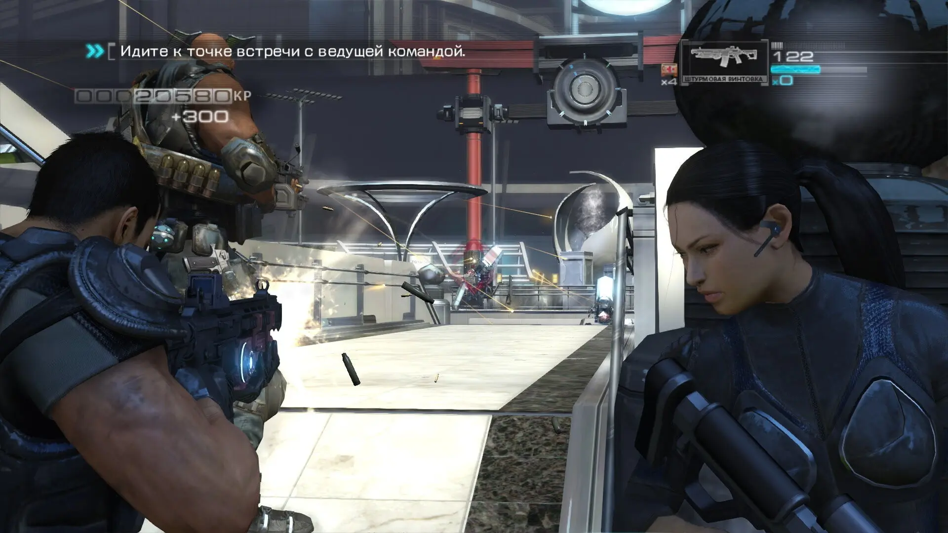 Активная командная работа (всех врагов убиваю я)  